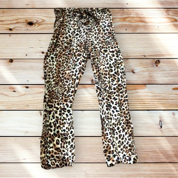 no one cares Pants - cheetah print pant! Size S EUC